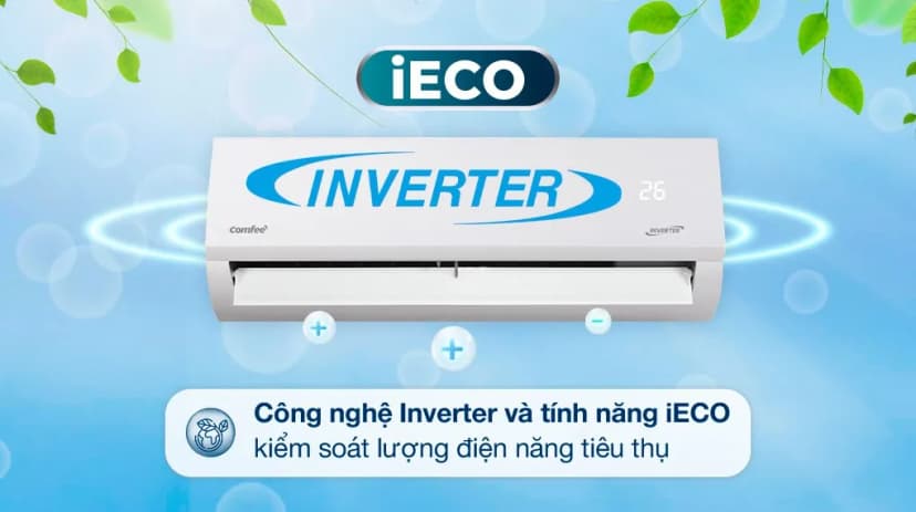 Máy lạnh 2 chiều Comfee Inverter 1 HP CFS-10VHAFF - Giá rẻ nhất hôm nay - Ảnh 3