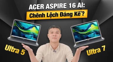 Laptop Acer Aspire 16 AI A16 71M 59L5 - NX.J4YSV.001 (Ultra 5 125H, 16GB, 512GB, Full HD+, Win11) - 8