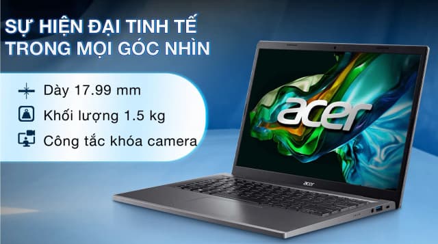 Laptop Acer Aspire 5 A514 56P 54TN - NX.KHRSV.004 (i5 1335U, 8GB, 512GB, WUXGA, Win11) - 2