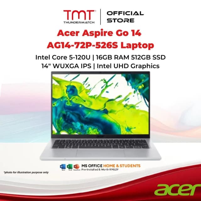 Top 1 so sánh giá Laptop Acer Aspire Go 14 AG14-72P-54DF - NX.JSBSV.009 (Core 5 120U, 16GB, 512GB, Full HD+, Win11) - Tìm sản phẩm giá rẻ nhất - Ảnh 12