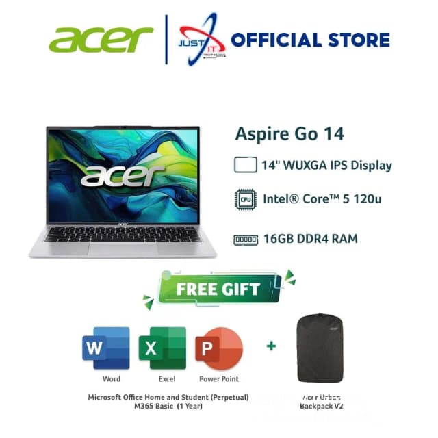 Top 1 so sánh giá Laptop Acer Aspire Go 14 AG14-72P-54DF - NX.JSBSV.009 (Core 5 120U, 16GB, 512GB, Full HD+, Win11) - Tìm sản phẩm giá rẻ nhất - Ảnh 15