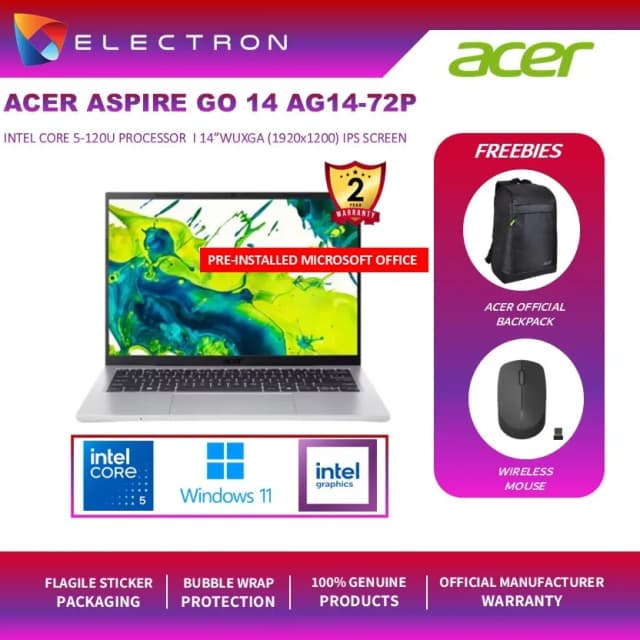 Top 1 so sánh giá Laptop Acer Aspire Go 14 AG14-72P-54DF - NX.JSBSV.009 (Core 5 120U, 16GB, 512GB, Full HD+, Win11) - Tìm sản phẩm giá rẻ nhất - Ảnh 16