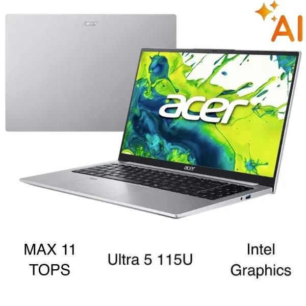 Laptop Acer Aspire Go 15 AG15-52P-52WT - NX.JWKSV.001 (Ultra 5 115U, 16GB, 512GB, Full HD, Win11) - Giá rẻ nhất hôm nay - Ảnh 1