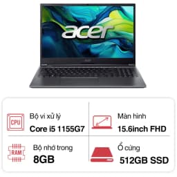 Laptop Acer Aspire Lite 15 AL15-46P-R73C - NX.JXMSV.001 (R3 5400U, 8GB, 512GB, Full HD, Win11) - Giá rẻ nhất hôm nay - Ảnh 7