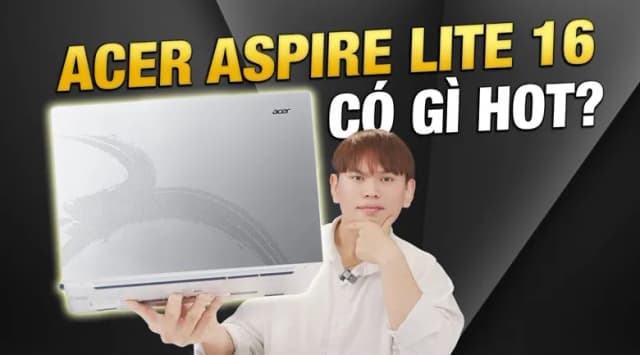 Laptop Acer Aspire Lite 16 G2 AL16 52P 572A - NX.J2SSV.004 (i5 1334U, 16GB, 512GB, Full HD+, Win11) - 5