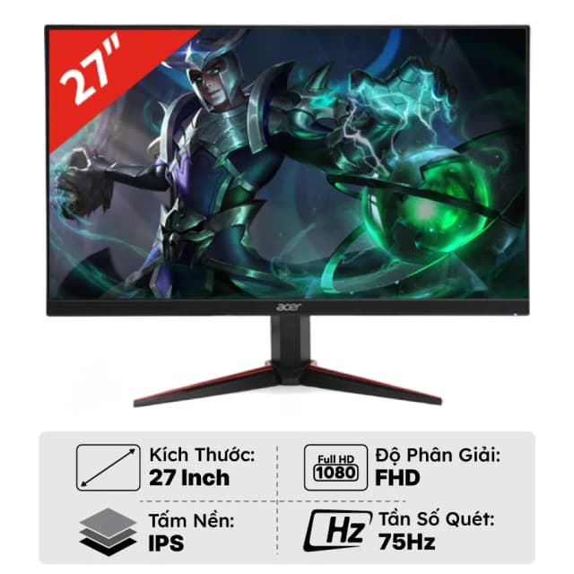So sánh giá Màn hình Gaming Acer Nitro VG270 S (27 inch, Full HD, IPS, 165Hz, 1ms) rẻ nhất? - Ảnh 14