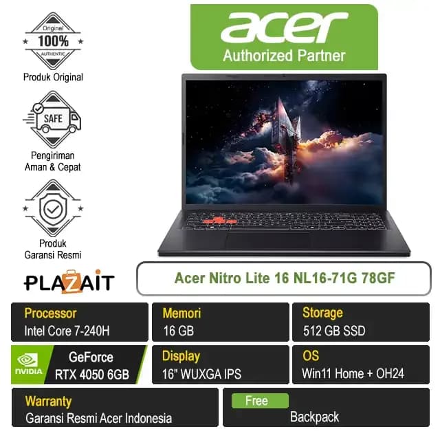 Top 1 so sánh giá Laptop Acer Gaming Nitro Lite 16 NL16 71G 71UJ - NH.D59SV.002 (i7 13620H, 16GB, 512GB, RTX 3050 6GB, Full HD+ 165Hz, Win11) - Tìm sản phẩm giá rẻ nhất - Ảnh 57