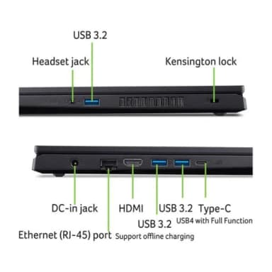 Laptop Acer Gaming Nitro V 15 ANV15 41 R1JY - NH.QPFSV.001 (R5 6600H, 16GB, 512GB, RTX 3050 6GB, Full HD 165Hz, Win11) - 20