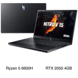 Laptop Acer Gaming Nitro V 15 ANV15 41 R2UP - NH.QPGSV.004 (R5 6600H, 16GB, 512GB, RTX 2050 4GB, Full HD 165Hz, Win11)