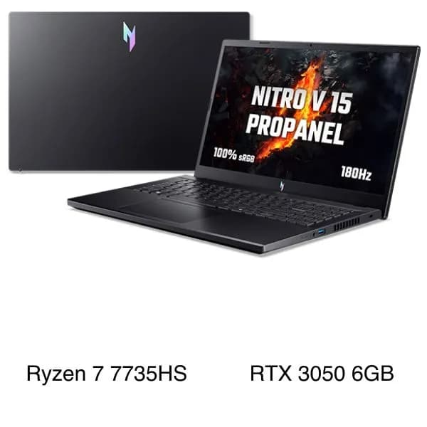 Laptop Acer Gaming Nitro V 15 ProPanel ANV15 41 R0FE - NH.QPFSV.005 (R7 7735HS, 16GB, 512GB, RTX 3050 6GB, Full HD 180Hz, Win11) - Ảnh 3