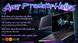 Laptop Acer Gaming Predator Helios 18 AI PH18 73 93P0 - NH.QVYSV.001 (Ultra 9 275HX, 64GB, 3TB, RTX 5080 12GB, 2.5K 250Hz, Win11 Pro) - Giá rẻ nhất hôm nay - Ảnh 2