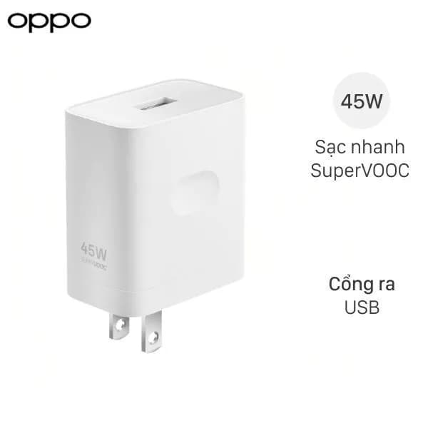 Sạc nhanh USB 45W OPPO VCB4JAUH - Giá rẻ nhất hôm nay - Ảnh 1
