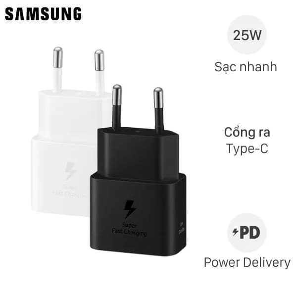 Sạc nhanh Type-C PD 25W Samsung EP-T2510N - Giá rẻ nhất hôm nay - Ảnh 1