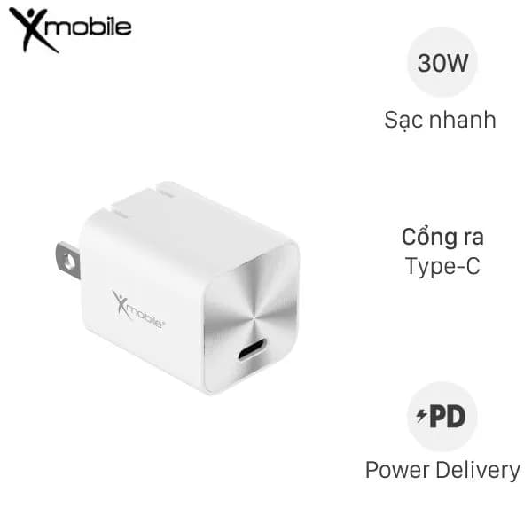 Sạc nhanh Type-C PD 30W Xmobile Bling DS051AL - Ảnh 18