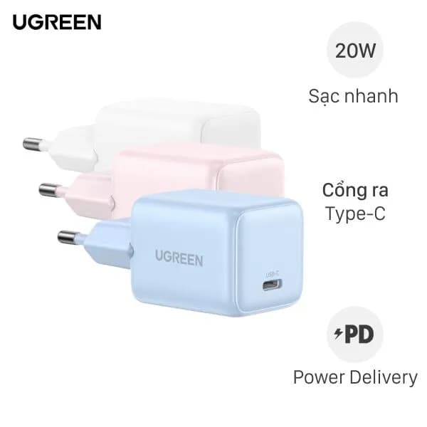 Sạc nhanh Type-C PD 20W Ugreen X512 - Ảnh 40