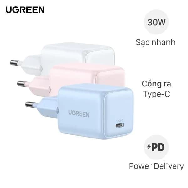 Sạc nhanh Type-C PD 30W Ugreen X513 - Ảnh 12