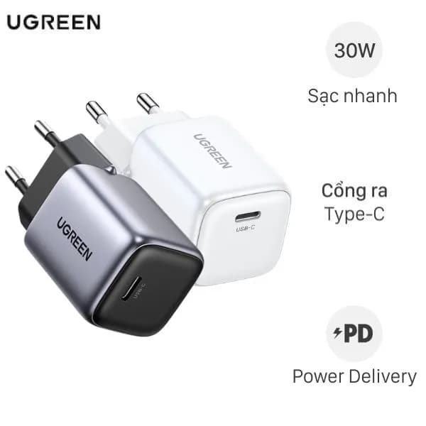 Sạc nhanh Type-C QC4.0+ PD 30W Ugreen Nexode CD319 - Giá rẻ nhất hôm nay - Ảnh 1