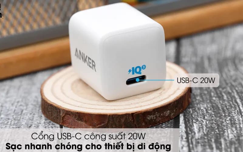 Adapter Sạc Type C PD 20W Anker PowerPort III Nano A2633 - Giá rẻ nhất hôm nay - Ảnh 2
