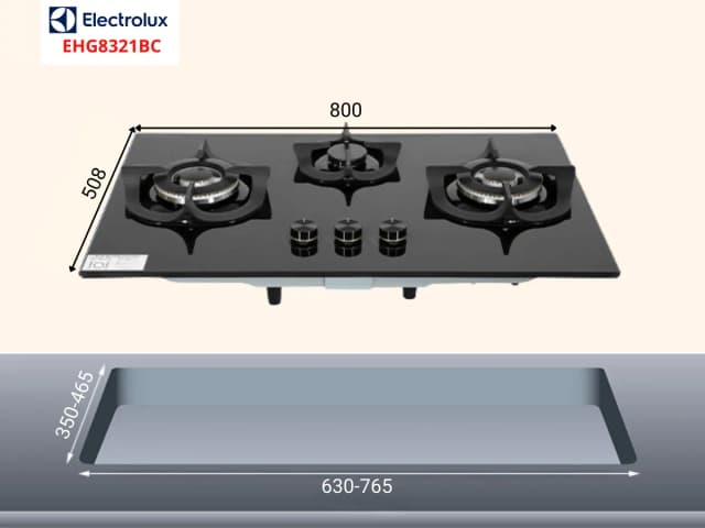 So sánh giá Bếp ga âm Electrolux EHG8321BC rẻ nhất? - Ảnh 9