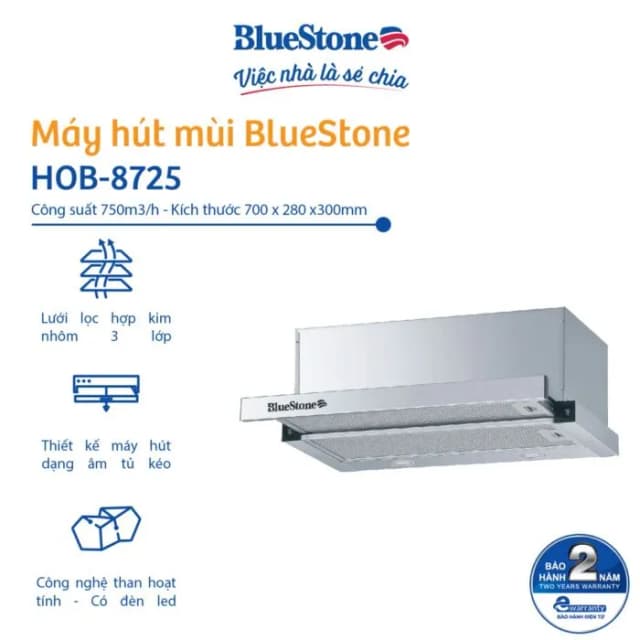 So sánh giá Máy hút mùi âm tủ BlueStone HOB-8725 rẻ nhất? - Ảnh 17