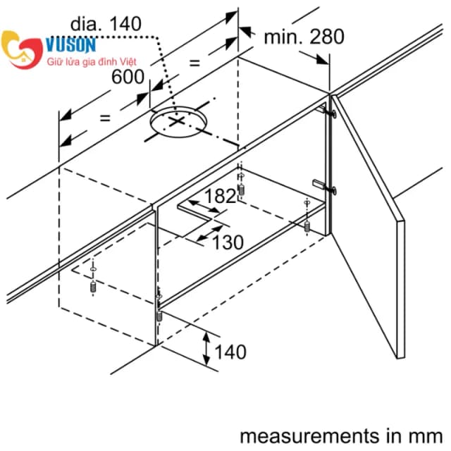 So sánh giá Máy hút mùi âm tủ Bosch DFT63AC50 rẻ nhất? - Ảnh 8
