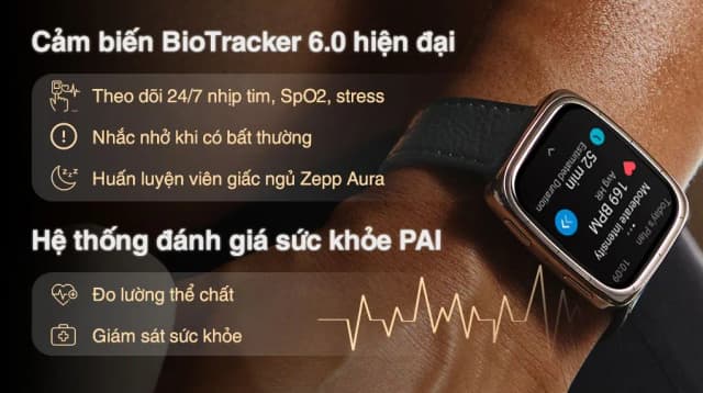 So sánh giá Amazfit Active 2 Square Sapphire 43.3mm dây da rẻ nhất? - Ảnh 6