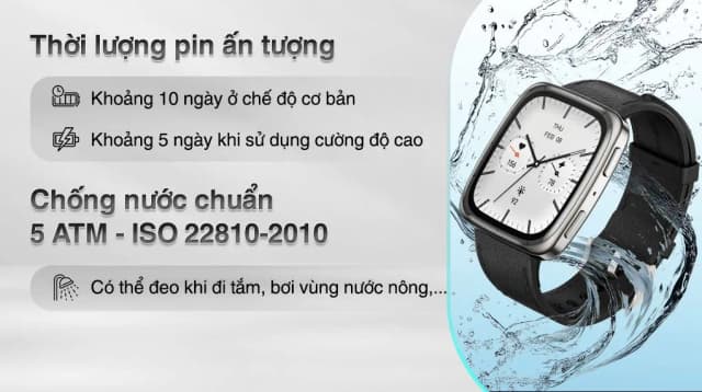 So sánh giá Amazfit Active 2 Square Sapphire 43.3mm dây da rẻ nhất? - Ảnh 7