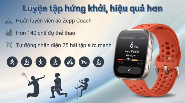 So sánh giá Amazfit Bip 6 46.3mm dây silicone rẻ nhất? - Ảnh 5
