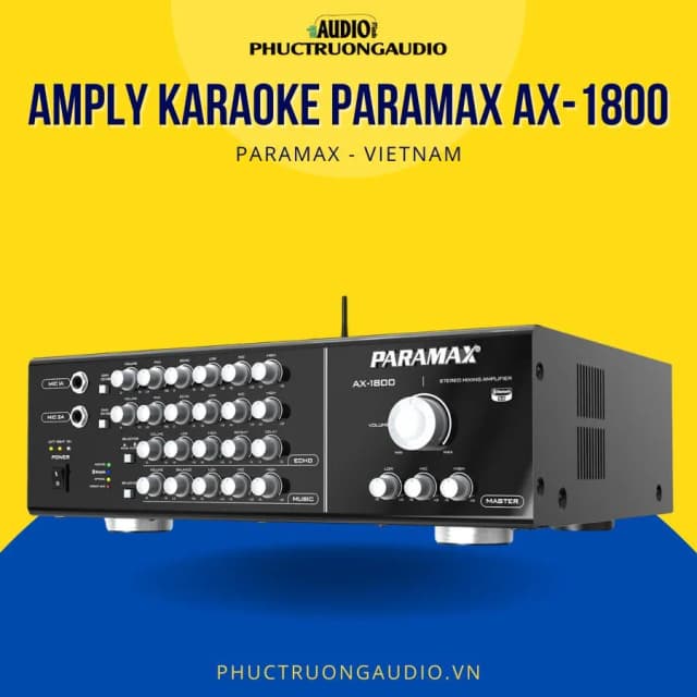 So sánh giá Amply Paramax AX-1800 700W rẻ nhất? - Ảnh 13