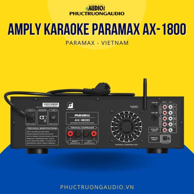 So sánh giá Amply Paramax AX-1800 700W rẻ nhất? - Ảnh 15