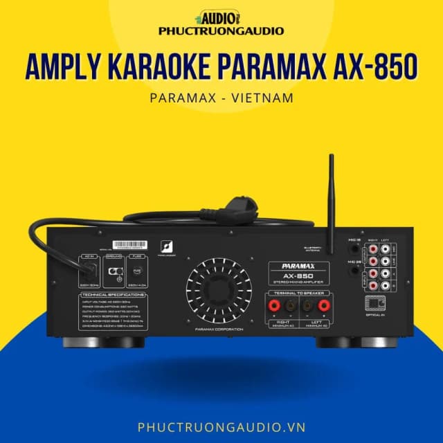 So sánh giá Amply Paramax AX-850 350W rẻ nhất? - Ảnh 7