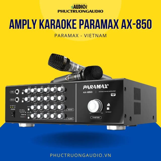 So sánh giá Amply Paramax AX-850 350W rẻ nhất? - Ảnh 8
