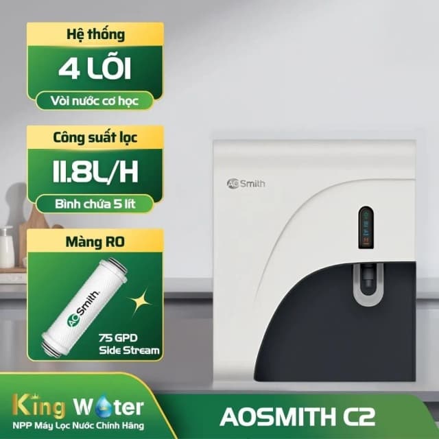 So sánh giá Máy lọc nước RO AOSmith C2 4 lõi rẻ nhất? - Ảnh 12