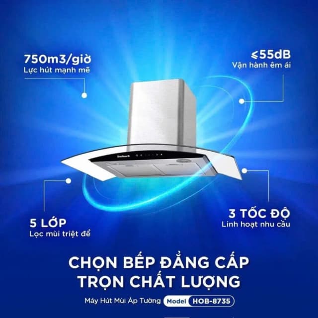 So sánh giá Máy hút mùi kính cong BlueStone HOB-8735 rẻ nhất? - Ảnh 14