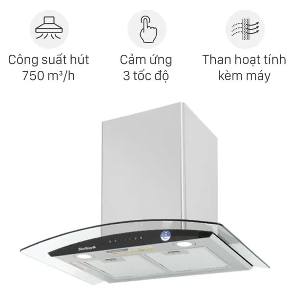 So sánh giá Máy hút mùi kính cong BlueStone HOB-8735 rẻ nhất? - Ảnh 5