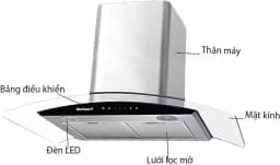 So sánh giá Máy hút mùi kính cong BlueStone HOB-8735 - Tìm sản phẩm giá rẻ nhất - Ảnh 10