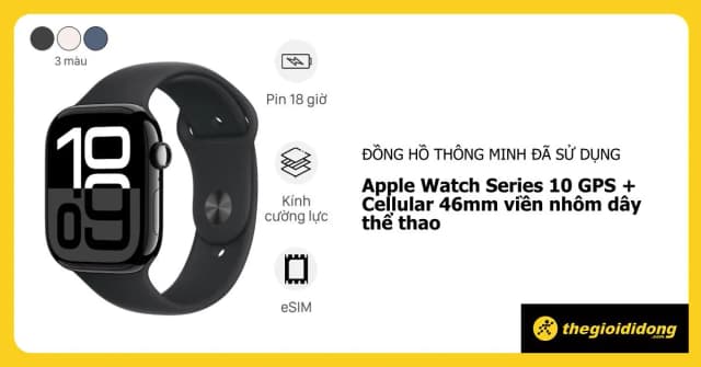 Top 1 so sánh giá Apple Watch Series 10 GPS + Cellular 46mm viền nhôm dây thể thao - Tìm sản phẩm giá rẻ nhất - Ảnh 70