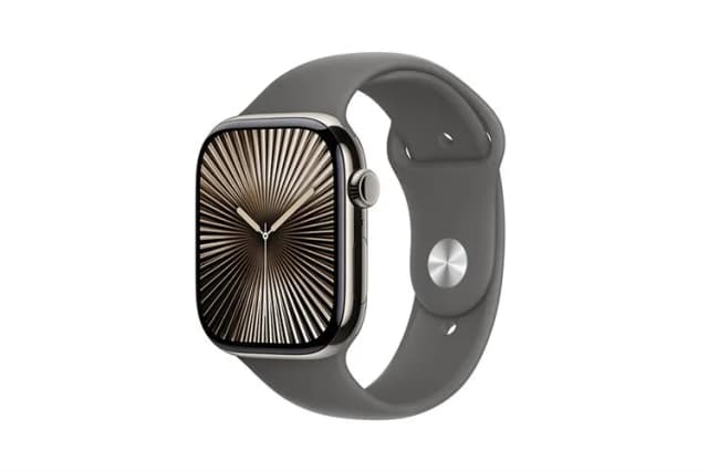 Apple Watch Series 10 GPS + Cellular 46mm viền Titanium dây thể thao - Ảnh 7