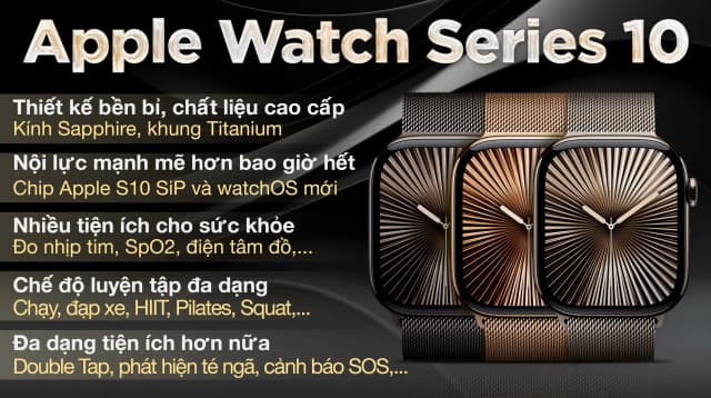 Top 1 so sánh giá Apple Watch Series 10 GPS + Cellular 46mm viền Titanium dây thể thao - Tìm sản phẩm giá rẻ nhất - Ảnh 18