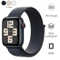 Apple Watch SE 2 GPS + Cellular 44mm viền nhôm dây vải