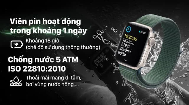 Top 1 so sánh giá Apple Watch SE 2 GPS + Cellular 44mm viền nhôm dây vải - Tìm sản phẩm giá rẻ nhất - Ảnh 14