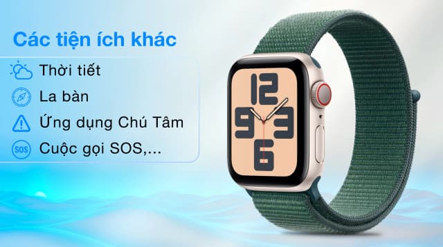 Top 1 so sánh giá Apple Watch SE 2 GPS + Cellular 44mm viền nhôm dây vải - Tìm sản phẩm giá rẻ nhất - Ảnh 3