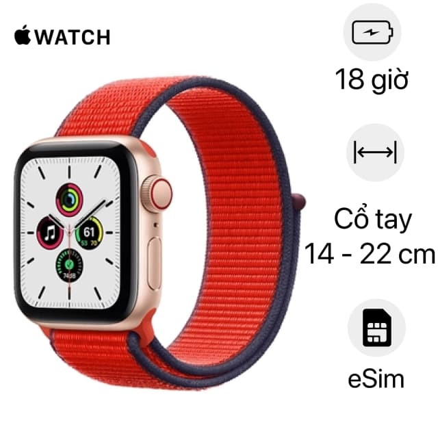 Top 1 so sánh giá Apple Watch SE 2 GPS + Cellular 44mm viền nhôm dây vải - Tìm sản phẩm giá rẻ nhất - Ảnh 9