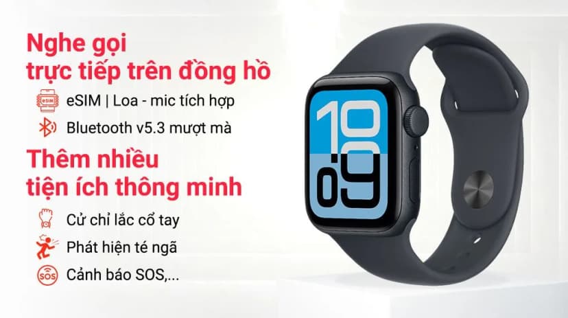 Apple Watch SE 3 GPS + Cellular 40mm viền nhôm dây thể thao - Giá rẻ nhất hôm nay - Ảnh 14
