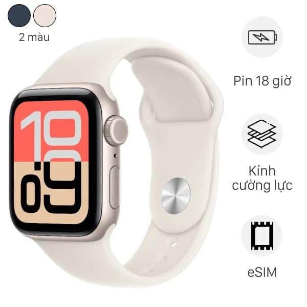 Apple Watch SE 3 GPS + Cellular 40mm viền nhôm dây thể thao - Giá rẻ nhất hôm nay - Ảnh 3