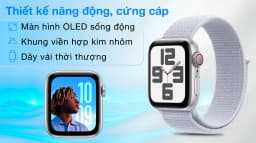 Apple Watch SE 3 GPS + Cellular 44mm viền nhôm dây thể thao - Giá rẻ nhất hôm nay - Ảnh 15