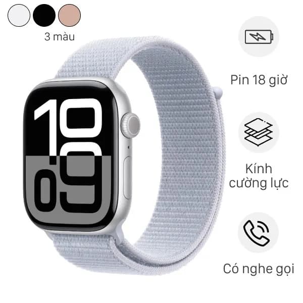 Top 1 so sánh giá Apple Watch Series 10 GPS + Cellular 42mm viền nhôm dây vải - Tìm sản phẩm giá rẻ nhất - Ảnh 44