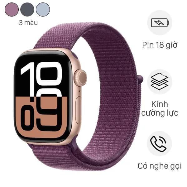 Top 1 so sánh giá Apple Watch Series 10 GPS + Cellular 42mm viền nhôm dây vải - Tìm sản phẩm giá rẻ nhất - Ảnh 46