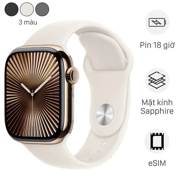 Top 1 so sánh giá Apple Watch Series 10 GPS + Cellular 42mm viền nhôm dây vải - Tìm sản phẩm giá rẻ nhất - Ảnh 61