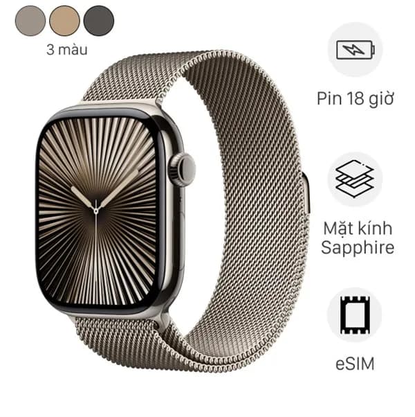 Top 1 so sánh giá Apple Watch Series 10 GPS + Cellular 42mm viền nhôm dây vải - Tìm sản phẩm giá rẻ nhất - Ảnh 87